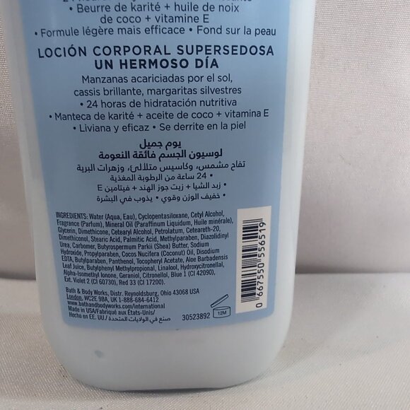 Bath & Body Works Beautiful Day Body Lotion NEW 236ml 8 floz Shea Butter Coconut - Picture 6 of 10